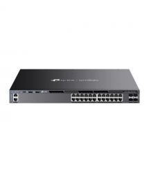 TP-Link Коммутатор SG6428XHP 24xGE (24xPoE), 4xSFP+, 720Вт, Управляемый L3