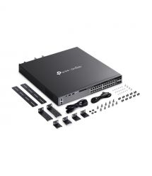 TP-Link Коммутатор SG6428XHP 24xGE (24xPoE), 4xSFP+, 720Вт, Управляемый L3