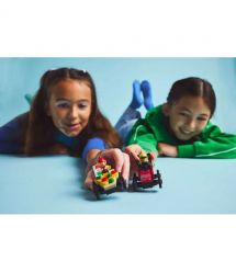 LEGO Конструктор City «Пицца-авто против пожарной машины» Набор перегонов