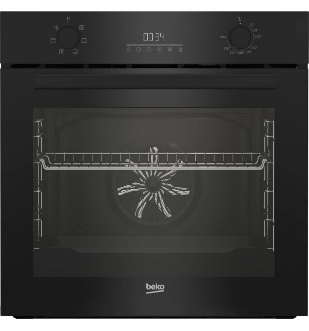 Beko Духовой шкаф Beko электрический, 72л, A, дисплей, конвекция, черный
