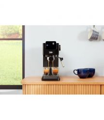 Beko Кофеварка Beko рожковая 1.1л, молотый, ручной капучинатор, подогрев чашек, авторецептов - 5, дисплей, черный