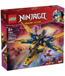 LEGO Конструктор Ninjago Суперштормовой реактивный самолет Рас и Арин