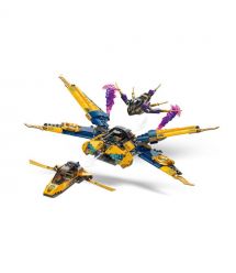 LEGO Конструктор Ninjago Суперштормовой реактивный самолет Рас и Арин