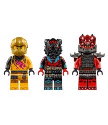 LEGO Конструктор Ninjago Суперштормовой реактивный самолет Рас и Арин