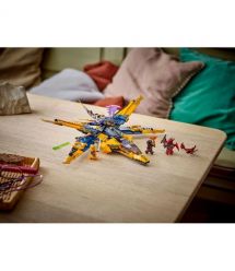 LEGO Конструктор Ninjago Суперштормовой реактивный самолет Рас и Арин