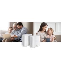 ASUS Система WiFi-Mesh ZenWiFi XT8 v2 AX6600, 3xGE LAN, 1x2.5GE WAN, 1xUSB3.1, 1мод, белый