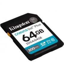 Kingston Карта памяти Kingston SD 64GB C10 UHS-I U3 V30 R200MB/s