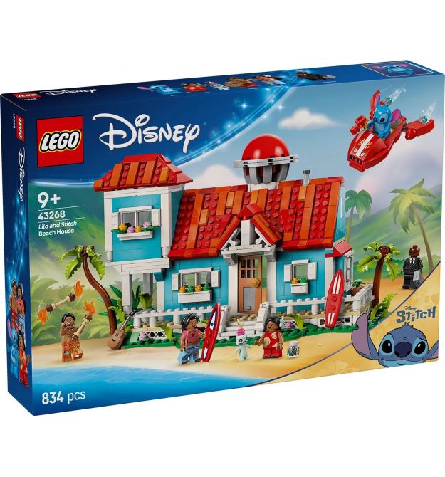 LEGO Конструктор Disney Classic Пляжный дом Лило и Стич