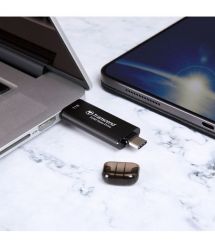 Transcend Портативный SSD Transcend 512GB USB 3.1 Gen 2 Type-A + Type-C ESD310 Черный