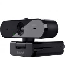 Trust Вебкамера Trust Taxon ECO, 2K QHD, 30 fps, auto focus, OEM BOX, чорний
