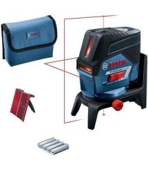 Bosch Нивелир лазерный GCL2-50C+RM2 до 20м, ±0.3мм/м, 4AAx1.5В, IP54, чехол, 0.6кг