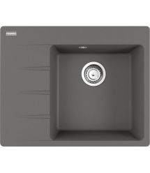 Franke Мойка кухонная Centro, фрагранит, прямоуг., с крылом, 620х500х200мм, чаша- 1, врезная, CNG 611-62 TL, серый камень