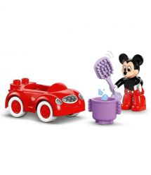 LEGO Конструктор DUPLO Disney Микки Маус: Клубный домик и автомобиль
