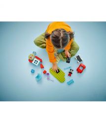 LEGO Конструктор DUPLO Disney Микки Маус: Клубный домик и автомобиль