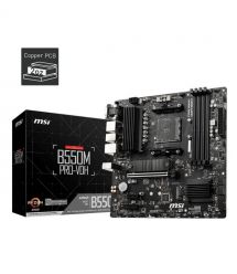 MSI Материнcкая плата B550M PRO-VDH sAM4 B550 4xDDR4 M.2 HDMI DP D-Sub mATX