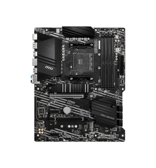 MSI Материнcкая плата B550-A PRO sAM4 B550 4xDDR4 HDMI DP ATX