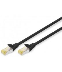 Digitus Патч-корд CAT 6A S-FTP, 2м, AWG 26/7, LSZH, черный