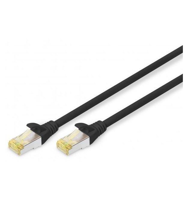 Digitus Патч-корд CAT 6A S-FTP, 3м, AWG 26/7, LSZH, черный