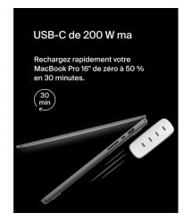 Belkin Зарядное устройство сетевое 200Вт 4хUSB-С GAN PD PPS, белый