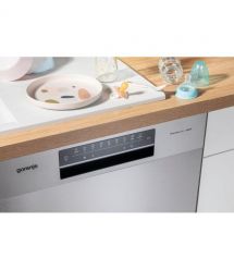 Gorenje Посудомоечная машина, 16компл., A++, 60см, дисплей, 3 корзины, AquaStop, серый