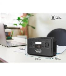 Könner & Söhnen Портативная электростанция KS 300PS, 300Вт/500Вт, 294Вт/ч, LifePo4, светодиодная лампа, 4.3кг