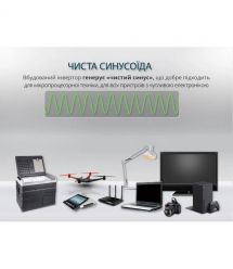 Könner & Söhnen Портативная электростанция KS 300PS, 300Вт/500Вт, 294Вт/ч, LifePo4, светодиодная лампа, 4.3кг