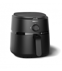 Philips Мультипечь Airfryer 1000 series S, 1500Вт, чаша-3.4л, механ. управл., пластик, черный