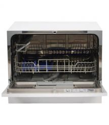 Hansa Посудомоечная машина ZWM 536 WH настольная, 6компл., A+, 55см, дисплей, белый