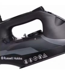 Russell Hobbs Утюг Diamond Elite, 3100Вт, 350мл, паровой удар -220гр, самоочистка от накипи, керам. подошва, черный