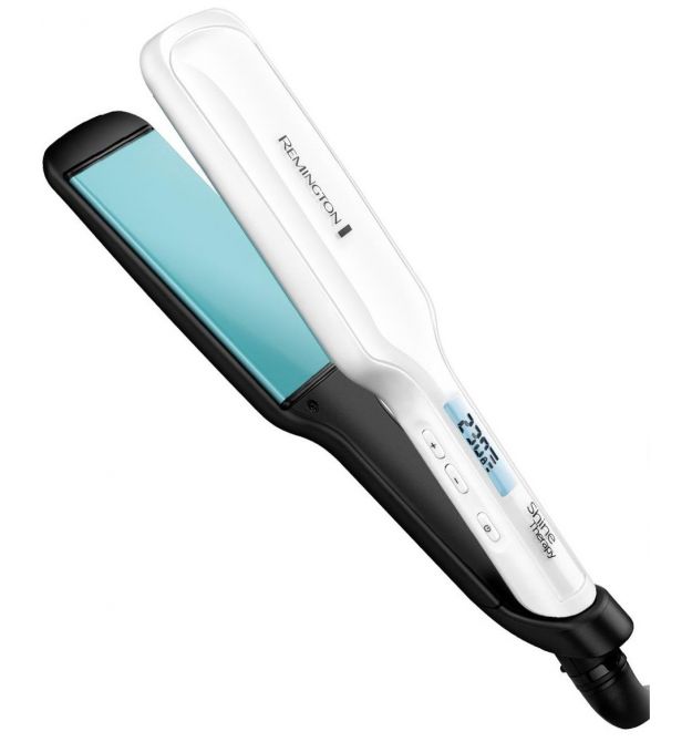 Remington Выпрямитель Shine Therapy, темп.режимов-10, 150-230С, дисплей, керамика, белый