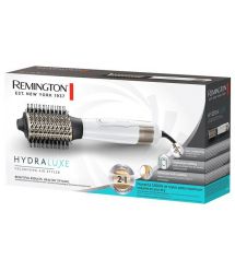 Remington Фен-щетка HydraLuxe, 1200Вт, режимов-3, ионизиция, хол. обдув, керамика, белый