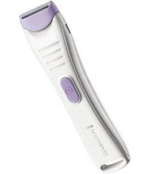 Remington Триммер для тела и интимных зон Smooth&Silky, акум., насадок-2, для женщин, кейс , сталь, фиолетовый