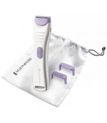 Remington Триммер для тела и интимных зон Smooth&Silky, акум., насадок-2, для женщин, кейс , сталь, фиолетовый