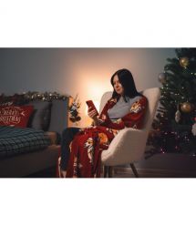 ARDESTO Плед Flannel 160х200см, 100% полиэстер, рождественские корги