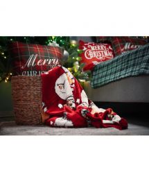 ARDESTO Плед Flannel 160х200см, 100% полиэстер, рождественские корги