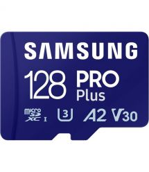 Samsung Карта памяти microSDXC 128GB C10 UHS-I R180MB/s PRO Plus