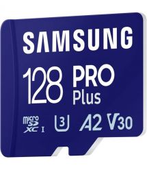 Samsung Карта памяти microSDXC 128GB C10 UHS-I R180MB/s PRO Plus