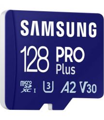Samsung Карта памяти microSDXC 128GB C10 UHS-I R180MB/s PRO Plus