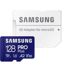 Samsung Карта памяти microSDXC 128GB C10 UHS-I R180MB/s PRO Plus