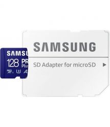 Samsung Карта памяти microSDXC 128GB C10 UHS-I R180MB/s PRO Plus