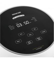 Sencor Рисоварка 350Вт, чаша-0.6л, LED дисплей, алюминий, пластик, белый