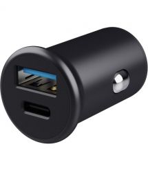 Trust Автомобильное зарядное устройство 38Вт USB-A/USB-C PD, QC, черный