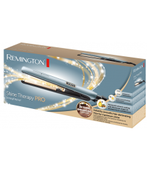 Remington Выпрямитель Shine Therapy PRO, 54Вт, темп.режимов-9, 150-230С, дисплей, ионизация, керамика, голубой