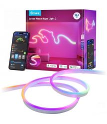 Govee Лента светодиодная умная H61D3 Neon Rope Light 2, 5м, RGBIC, WI-FI/Bluetooth, Белый