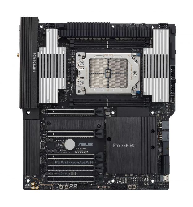 ASUS Материнская плата серверная PRO WS TRX50-SAGE WIFI sTR5 TRX50 4xDDR5 M.2 WiFi BT CEB