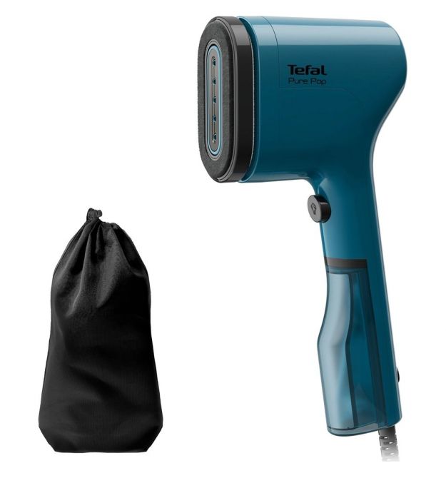 Tefal Отпариватель компактный Pure Pop, 1300Вт, 70мл, постоянный пар - 20гр, синий