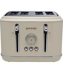 Gorenje Тостер 950Вт, функц. разморозки, автоотключение, пластик + металл, бежевый