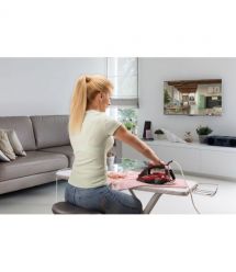 Gorenje Утюг, 2800Вт, 350мл, паровой удар -100гр, верт. отпаривание, антинакипь, автоотключение, керам. подошва, красный