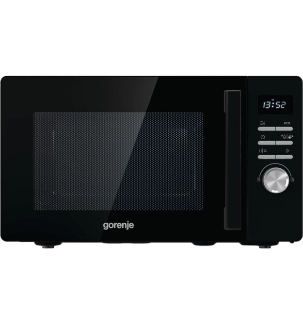 Gorenje Микроволновая печь, 23л, электр. управл., 800Вт, гриль, дисплей, черный