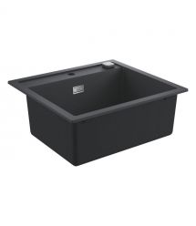 Grohe Мойка кухонная K700, гранит, прямоуг., без крыла, 560x510x200мм, чаша - 1, врезная, черный гранит